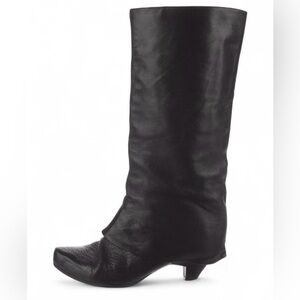 Stephen Venezia leather fold over boot